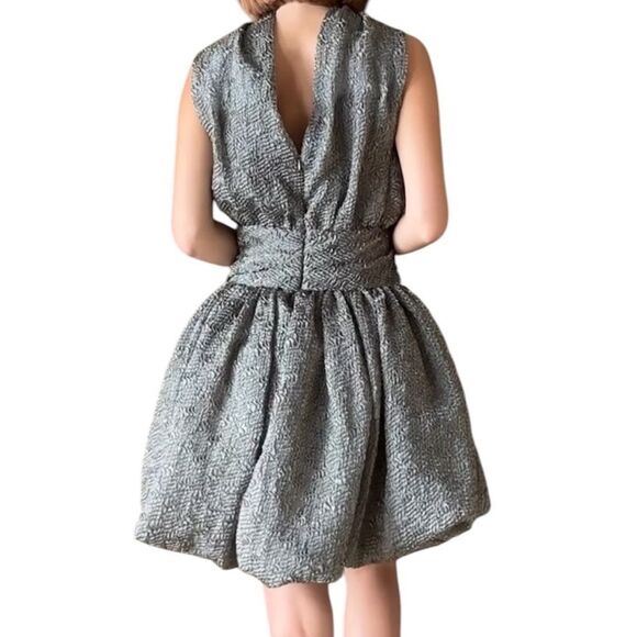 Jonathan Simkai Mini Green Dress Ruffle Size 2 - Picture 6 of 13